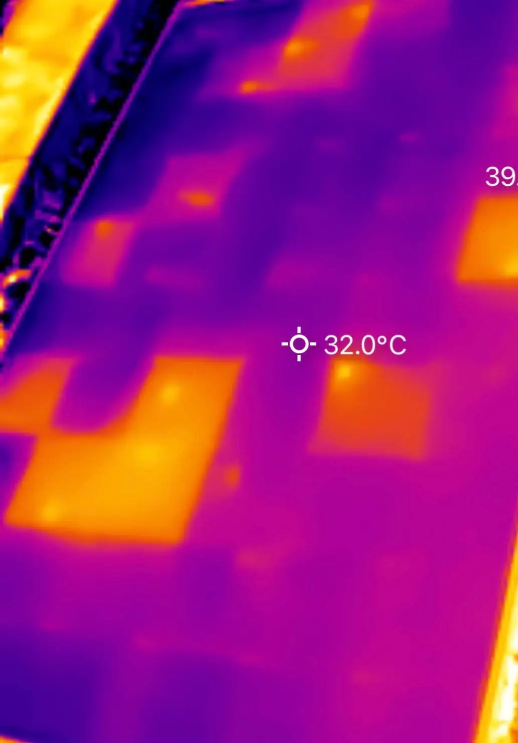 Hotspots op een ander paneel