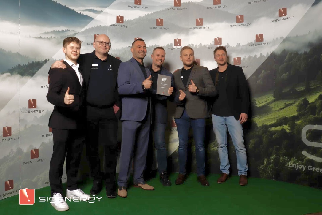 Solar Planeet team op event bij Sigenergy