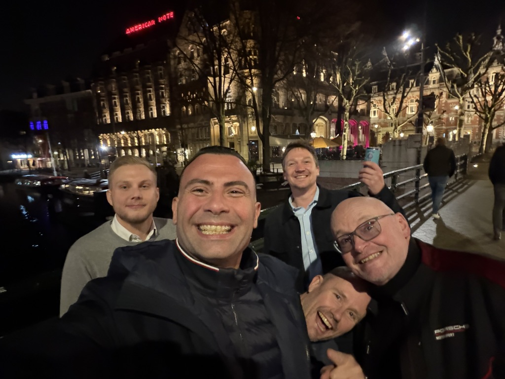 Avondje uit met het team